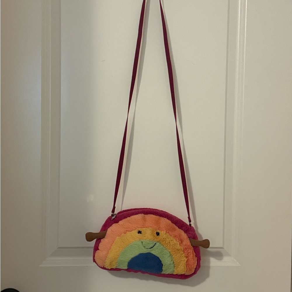 Jellycat Rainbow Plush Crossbody Bag 🌈